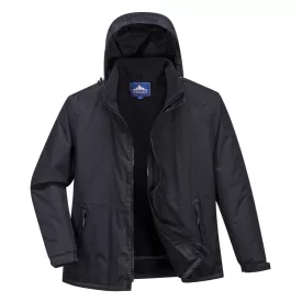Limax bélelt kabát PW_S505BKRL Fekete - L méret