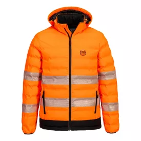   Hi-Vis Ultrasonic fűthető dzseki PW_S548OBRXXL Narancs/Fekete - XXL méret