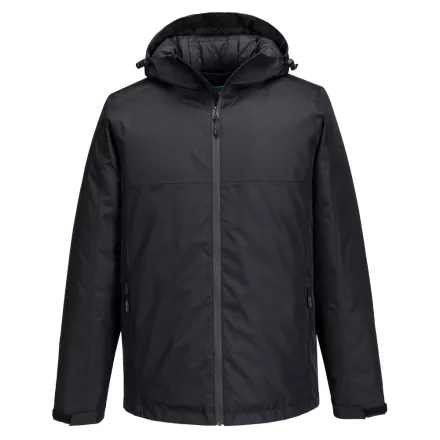 Professional téli kabát PW_S611BKRL Fekete - L méret