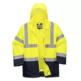   Essential 5 az 1-ben kéttónusú kabát  PW_S766YNRL Sárga/Navy - L méret