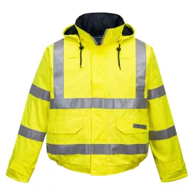  Bizflame Rain Hi-Vis Antistatic FR bomber kabát PW_S773YERXXL Sárga - XXL méret