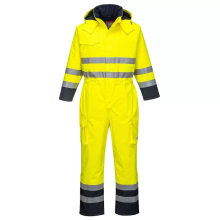 Bizflame Rain Hi-Vis Multi overál PW_S775YNRXL Sárga/Navy - XL méret