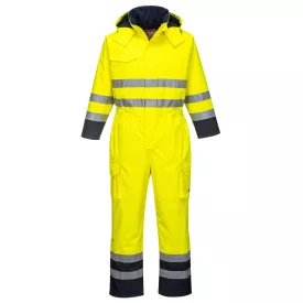   Bizflame Rain Hi-Vis Multi overál PW_S775YNRXXL Sárga/Navy - XXL méret