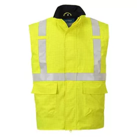   Bizflame Rain Hi-Vis antisztatikus FR lángálló mellény PW_S776YERS Sárga - S méret