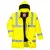 Bizflame Rain Hi-Vis antisztatikus FR kabát PW_S778YER4XL Sárga - 4XL méret