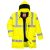 Bizflame Rain Hi-Vis antisztatikus FR kabát PW_S778YER5XL Sárga - 5XL méret