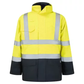   Bizflame Rain Hi-Vis Multi-Protection kabát PW_S779YNRL Sárga/Navy - L méret