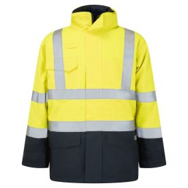   Bizflame Rain Hi-Vis Multi-Protection kabát PW_S779YNRXS Sárga/Navy - XS méret
