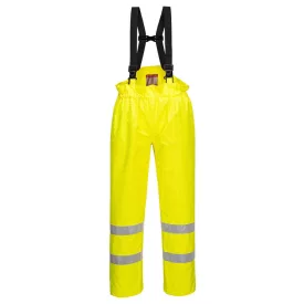   Lángmentes antisztatikus esőnadrág - bélés nélkül PW_S780YERXXL Sárga - XXL méret