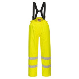   Bizflame Rain bélelt- Hi-Vis antisztatikus FR nadrág PW_S781YERM Sárga - M méret