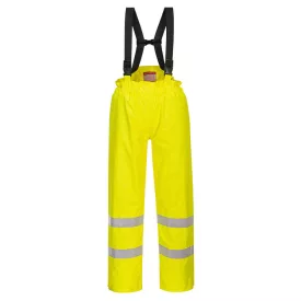   Bizflame Rain bélelt- Hi-Vis antisztatikus FR nadrág PW_S781YERM Sárga - M méret