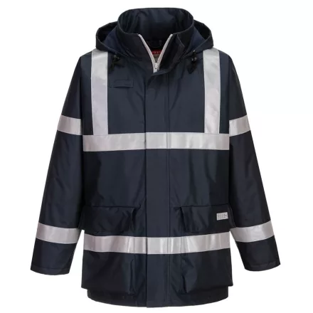Bizflame Rain antisztatikus lángálló esőkabát PW_S785NARM Navy - M méret