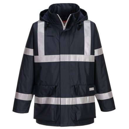 Bizflame Rain antisztatikus lángálló esőkabát PW_S785NARXL Navy - XL méret