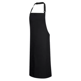 Bib pamut kötény PW_S840BKR Fekete -  méret