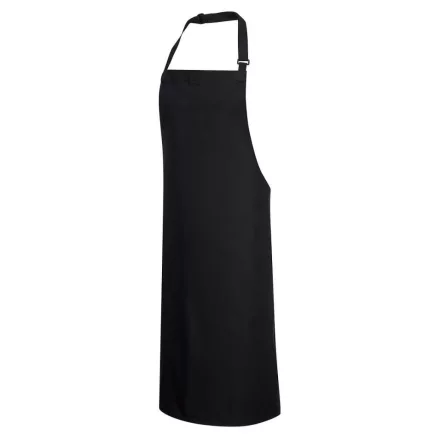 Bib pamut kötény PW_S840BKR Fekete -  méret