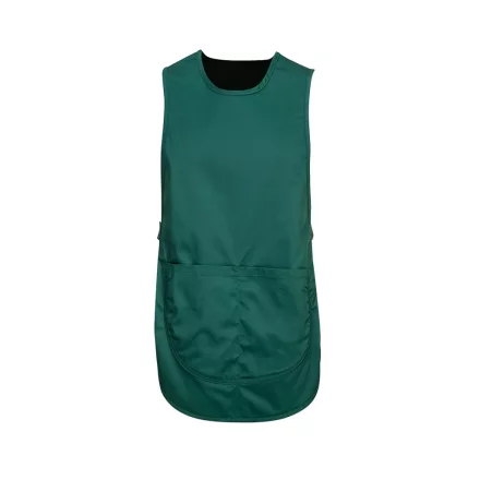 Kötény zsebbel PW_S843BGRL/XL Üvegzöld - L/XL méret