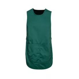 Kötény zsebbel PW_S843BGRS/M Üvegzöld - S/M méret