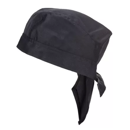 Bandana séfsapka PW_S903BKR Fekete -  méret