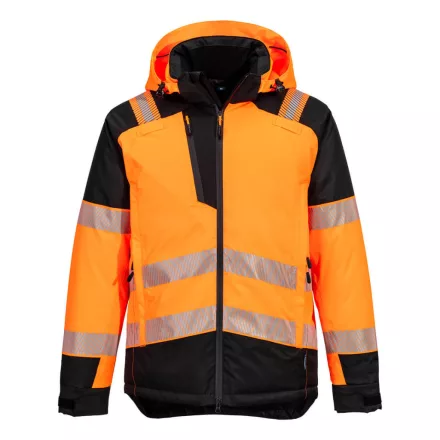 PW3 Hi-Vis télikabát PW_T160OBRL Narancs/Fekete - L méret