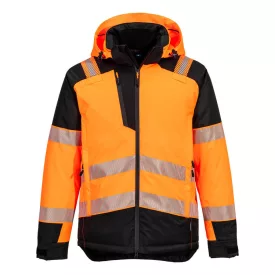 PW3 Hi-Vis télikabát PW_T160OBRM Narancs/Fekete - M méret