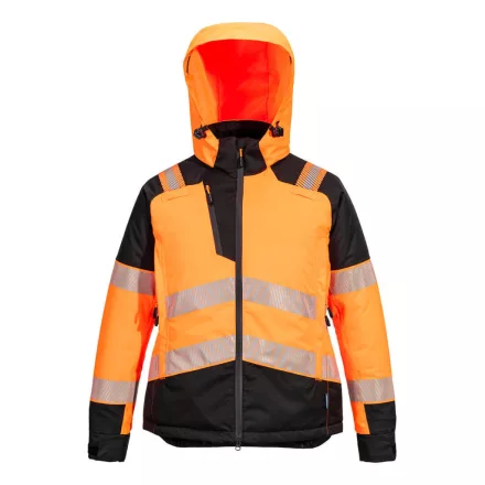 PW3 Női télikabát PW_T162OBRXS Narancs/Fekete - XS méret