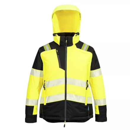 PW3 Női télikabát PW_T162YBRXS Sárga/Fekete - XS méret