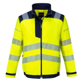 PW3 Hi-Vis kabát PW_T500YNRXL Sárga/Navy - XL méret
