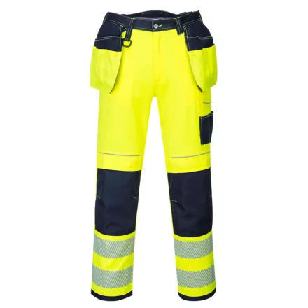 PW3 Hi-Vis Holster nadrág PW_T501YNS30 Sárga/Navy - 30 méret