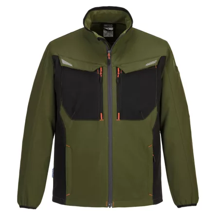 WX3 Softshell kabát PW_T750OGRL Olívazöld - L méret