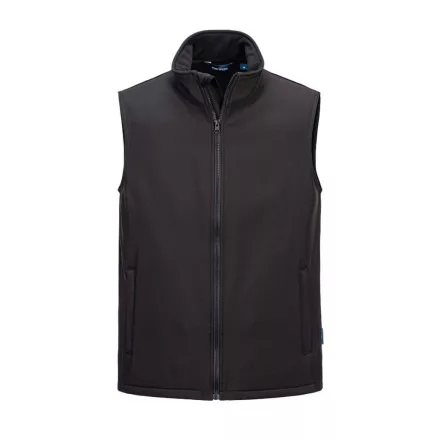 Print & Promo Softshell mellény (2L) PW_TK22BKRL Fekete - L méret