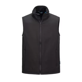   Print & Promo Softshell mellény (2L) PW_TK22BKRXXL Fekete - XXL méret