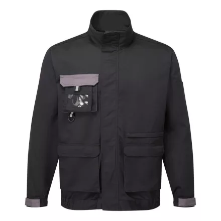 Portwest Texo Contrast munkakabát PW_TX10BKRXL Fekete - XL méret