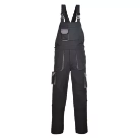   Portwest Texo Contrast kantáros nadrág PW_TX12BKRS Fekete - S méret