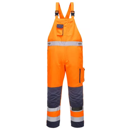 Dijon Hi-Vis kantáros nadrág PW_TX52ONRL Narancs/Navy - L méret