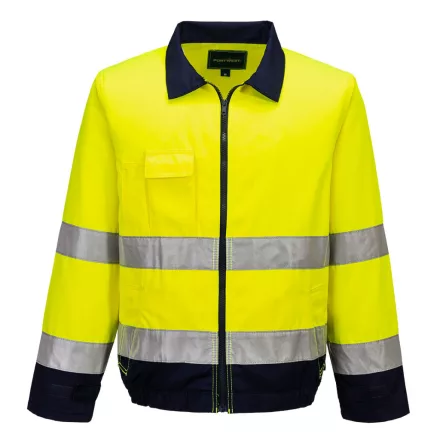 Madrid Hi-Vis kabát  PW_TX70YNRXXL Sárga/Navy - XXL méret