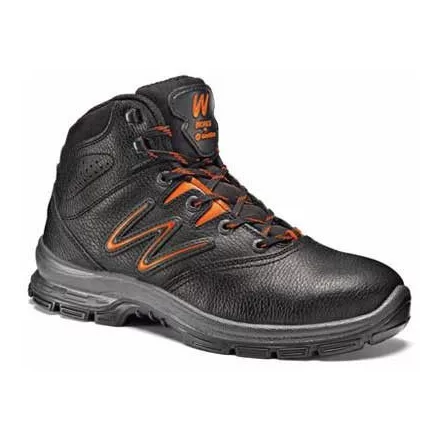 Lotto BLACK SPRINT (S3) fekete bőr munkabakancs acél orrmerevítővel és kompozit talppal OQ8362