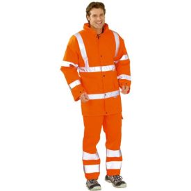   Jólláthatósági, munkavédelmi esőkabát narancssárga (RS_205xx)