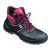 RS_93674-44, OTTER S3 munkavédelmi bakancs, acélkaplis, talplemezes fekete/rózsaszín 44