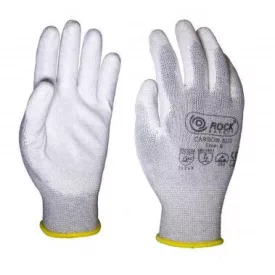   RS_ CARBON-ECO Karbonszálas poliészter ESD kesztyű PU tenyérmártással, gazdaságos változat "10"