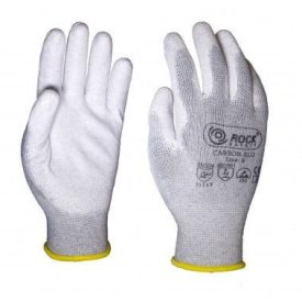   RS_ CARBON-ECO Karbonszálas poliészter ESD kesztyű PU tenyérmártással, gazdaságos változat