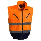 DISCOVER-O-3XL Jól-láthatósági 3 az 1-ben pilótadzseki Narancssárga színben