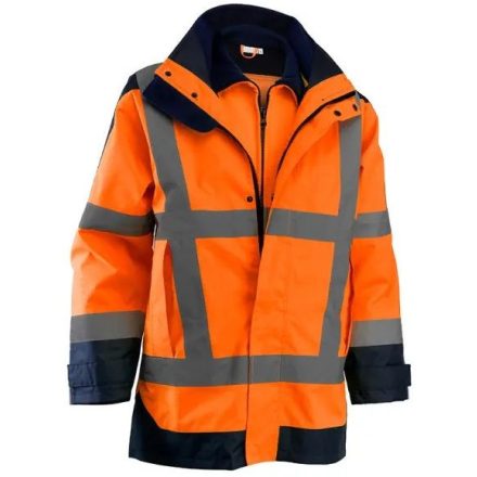 HV4IN1 jól-láthatósági multifunkciós télikabát és softshell dzseki
