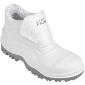   RS_STOPRAIN-FH PVC S4 munkavédelmi bakancs, fehér, bebújós, kombinált felsőrészű
