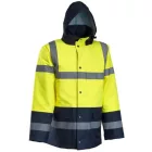 TR466-Y-4XL Jól-láthatósági bélelt munkavédelmi télikabát