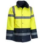 TR466-Y-XL Jól-láthatósági bélelt munkavédelmi télikabát
