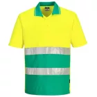 S175 - Hi-Vis Kéttónusú könnyű jólláthatósági munkavédelmi póló S/S