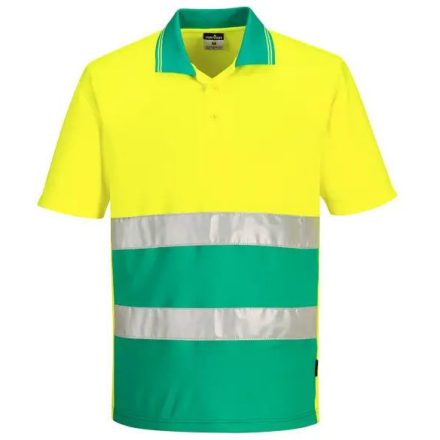 S175 - Hi-Vis Kéttónusú könnyű jólláthatósági munkavédelmi póló S/S