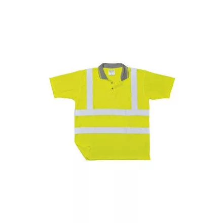 S177 HI-VIS COMFORT TENISZPÓLÓ , Jólláthatósági