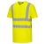 S179 Potwest jólláthatósági V-nyakú hálós betétekkel ellátott munkavédelmi póló Sárga M