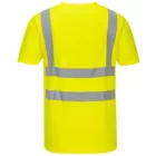 S179 Potwest jólláthatósági V-nyakú hálós betétekkel ellátott munkavédelmi póló Sárga XXL